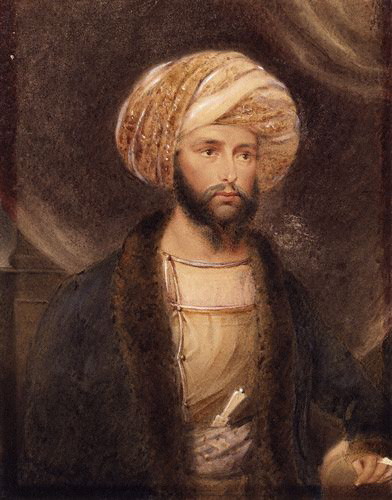 General Sir James Abbott Dressed as an Indian Noble - Baldwin