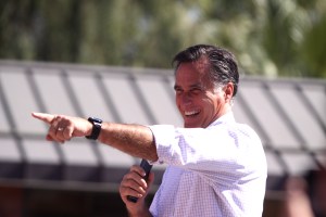 Mitt Romney in Tempe AZ, April 2012 -- photo by Gage Skidmore