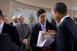Paul Ryan & Barack Obama, February 25, 2010 - photo by official White House photographer Pete Souza
